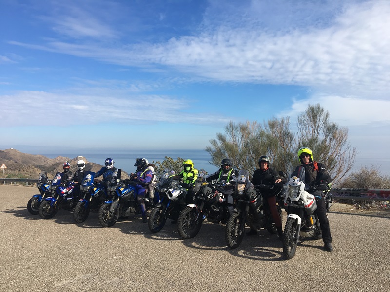 Viaggio moto Andalusia gruppo moto partecipanti