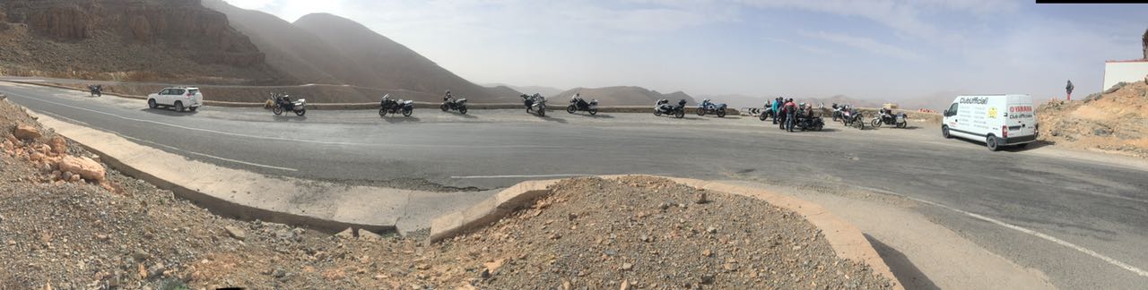 Marocco moto deserto