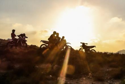 moto yamaha tramonto